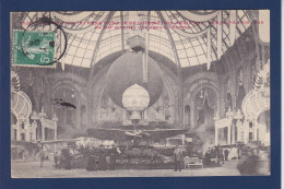CPA Aviation > Montgolfières Exposition Grand Palais 1909 Circulée - Mongolfiere