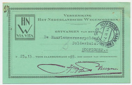 Hoofddorp - Haarlemmermeer 1935 - Kwitantie - Zonder Classificatie