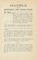 Staatsblad 1912 : Spoorlijn IJzendijke - Drieschouwen Enz. - Historical Documents