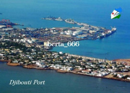 Djibouti City Port Aerial View New Postcard - Gibuti