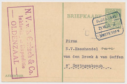 Briefkaart Oldenzaal 1930 - Inklaring - Expeditie - Non Classés