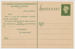 Spoorwegbriefkaart G. NS291a H - Interi Postali