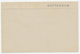 Briefkaart G. 31 Particulier Bedrukt Rotterdam - Interi Postali