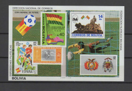 Bolivia 1982 Football Soccer World Cup S/s MNH -scarce- - 1982 – Spain