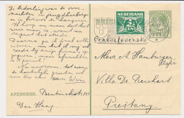 Briefkaart G. 237 / Bijfrank. Den Haag - Tsjechoslowakije 1936 - Entiers Postaux