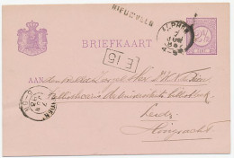 Naamstempel Nieuwveen 1883 - Briefe U. Dokumente