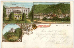 Gruss Aus Schandau - Litho - Bad Schandau