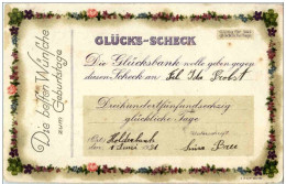 Geburtstag - Glücks Scheck - Geburtstag