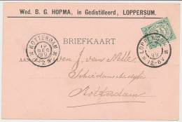 Firma Briefkaart Loppersum 1899 - Hopma Gedistilleerd - Sin Clasificación