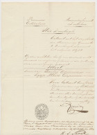 Fiscaal / Revenue - Droogstempel 50 C. - Doesborgh 1851 - Steuermarken