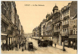 Lille - La Rue NAtionale - Lille