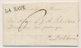 Den Haag - Dokkum 1814 - Aan Directeur Der Posterijen - ...-1852 Voorlopers