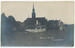 Prentbriefkaart ( Fotokaart ) Zaandam - Alkmaar Packet 1913 - Altri & Non Classificati