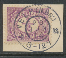 Grootrondstempel Velp (N.Br.) 1914 - Marcofilia