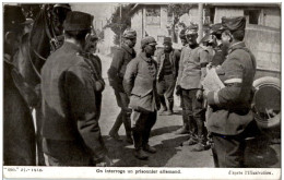 On Interroge Un Prisonnier Allemand - Guerre 1914-18