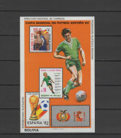 Bolivia 1982 Football Soccer World Cup S/s MNH -scarce- - 1982 – Espagne