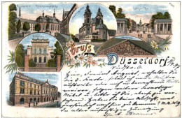 Gruss Aus Düsseldorf - Litho - Duesseldorf