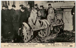 In Belgium - Two German Mortars - Guerra 1914-18
