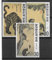 South Korea Mnh ** Tiger Set 45 Euros 1970 - Korea, South