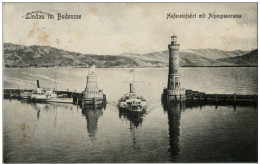 Lindau - Hafeneinfahrt - Lindau A. Bodensee