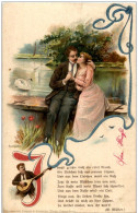 Paar Mandoline Litho - Couples