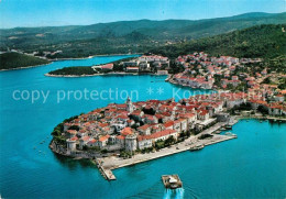 73336875 Korcula Fliegeraufnahme Korcula - Kroatien