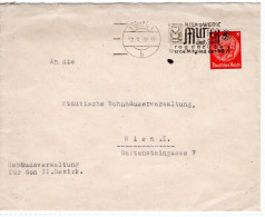 Lettre De Vienne / Cachet Mütter Und Kind - Occupazione 1938 – 45