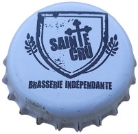 France Capsule Bière Crown Cap Beer Sainte Cru Brasserie Indépendante SU - Bière