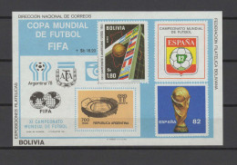 Bolivia 1980 Football Soccer World Cup S/s MNH -scarce- - 1982 – Espagne