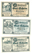 *notgeld   Austria Texing Serie Compleet   1064.1a  Cat Val 3 Euro - Austria