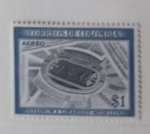 COLOMBIE COLOMBIA MNH** STADE STADIUM MEDELIN 1954  FOOTBALL FUSSBALL SOCCER CALCIO VOETBAL FUTBOL FUTEBOL FOOT FOTBAL - Unused Stamps