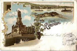 Gruss Aus Rüdesheim - Litho - Ruedesheim A. Rh.