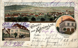 Gruss Aus Egringen - Gasthaus Zum Rebstock - Litho - Loerrach