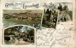 Wunsiedel - Gruss Von Der Luisenburg - Litho - Wunsiedel