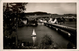 Saalburg (Saale) - Blick Auf Brücke Und Stadt - Ebersdorf