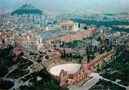 73336728 Athen Griechenland Fliegeraufnahme Mit Akropolis Athen Griechenland - Grecia