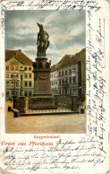 Gruss Aus Pforzheim - Kriegerdenkmal - Pforzheim