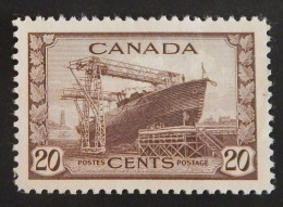 CANADA YT 216 NEUF(*)MNG "CORVETTE" ANNÉES 1943/1948 - Unused Stamps