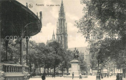 73336705 Anvers Antwerpen Place Verte Et La Cathedrale Anvers Antwerpen - Antwerpen