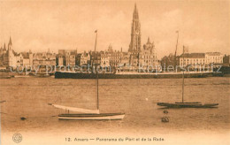 73336704 Anvers Antwerpen Panorama Du Port Et De La Rade Cathedrale Anvers Antwe - Antwerpen