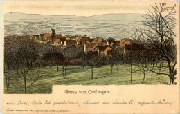 Gruss Aus Ötlingen - Künstlerkarte H. Daur - Litho - Loerrach