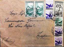 Italy - Repubblica - Democratica + Italia Al Lavoro Lettera / Cartolina Da Milano - S7263 - 1946-60: Poststempel