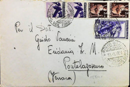 Italy - Repubblica - Democratica + Italia Al Lavoro Lettera / Cartolina Da Marebbe - S7264 - 1946-60: Storia Postale