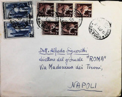 Italy - Repubblica - Democratica + Italia Al Lavoro Lettera / Cartolina Da Nocera Inferiore - S7274 - 1946-60: Storia Postale