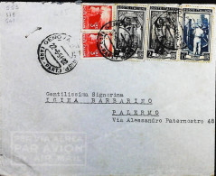 Italy - Repubblica - Democratica + Italia Al Lavoro Lettera / Cartolina Da Genova - S7271 - 1946-60: Poststempel
