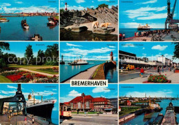 73336656 Bremerhaven Panorama Tiergarten Columbuskaje Buergerpark Hafenmole Haup - Bremerhaven