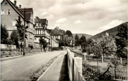 Steinbach-Hallenberg/Thür. - Arzbergstrasse Mit Hallenburg - Steinbach-Hallenberg