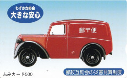 Japan Prepaid T Card 500 - Oldtimer Red Car - Japon