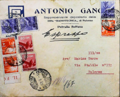 Italy - Repubblica - Democratica Espresso Da Petralia Sottana - S7120 - 1946-60: Storia Postale