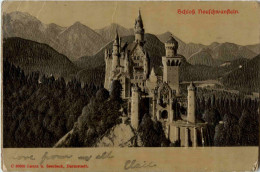 Schloss Neuschwanstein - Prägekarte - Other & Unclassified